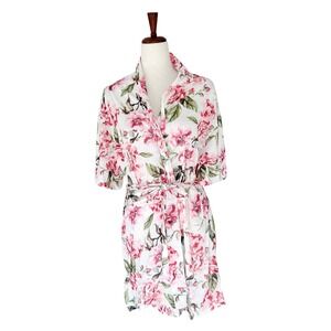 Show Me Your Mumu Robe Size Small Garden of‎ Blooms Peonies Bridal Getting Ready